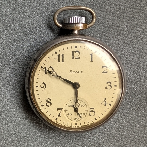 Truly vintage mechanical Westclox Bulls Eye pocket watch (Year 1940) - Picture 1 of 2